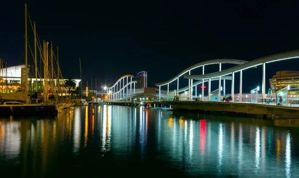 Výhled Přístav Noci Hlavní Město Norska — Stock fotografie