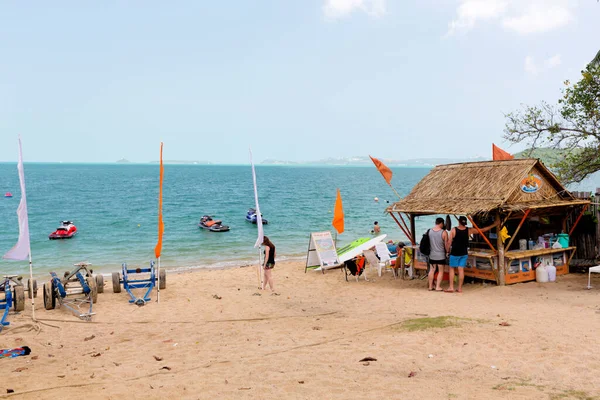 Plaża Tropikalnej Wyspie Koh Samui — Zdjęcie stockowe