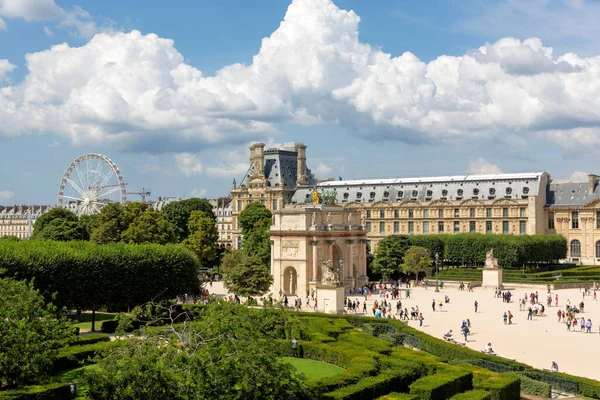 París Francia Julio Edificio Principal Del Museo Del Louvre Julio — Foto de Stock