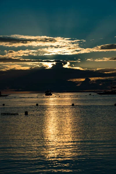 Tropischer Strand Von Bohol Frühen Morgen Philippinen — Stockfoto