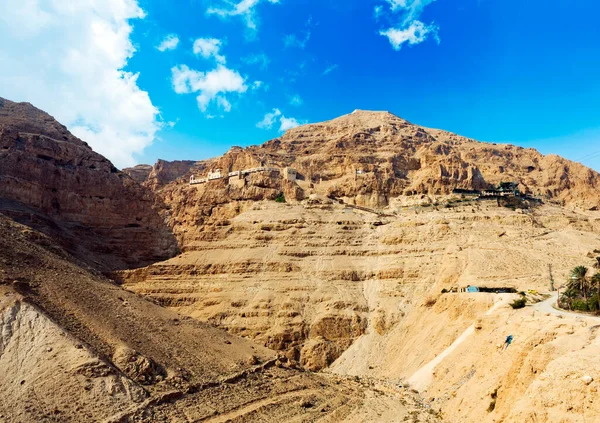 Ölü Denizin Çöl Manzarası — Stok fotoğraf