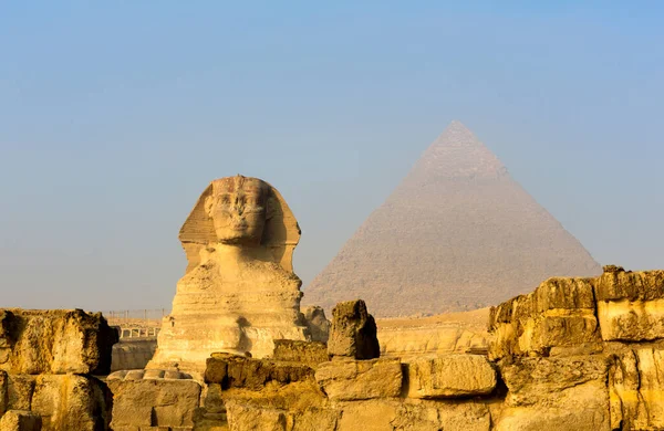 Esfinge Valle Giza Cairo Egipto — Foto de Stock