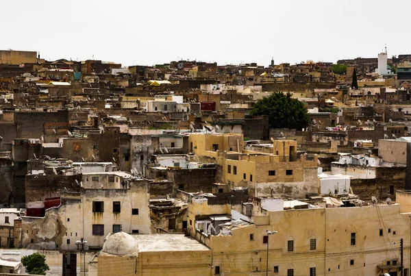 Fez Morocco Julho Pessoas Souk Julho 2014 Fez Marrocos Medina — Fotografia de Stock