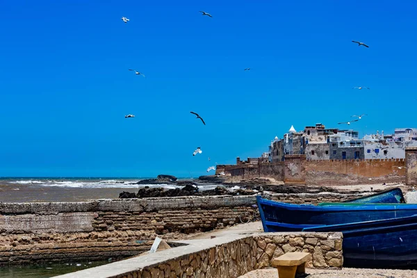 Vue Sur Vieille Ville Essaouria Maroc — Photo