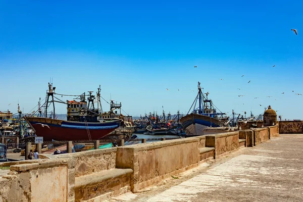 Oude Vissersboot Zee — Stockfoto