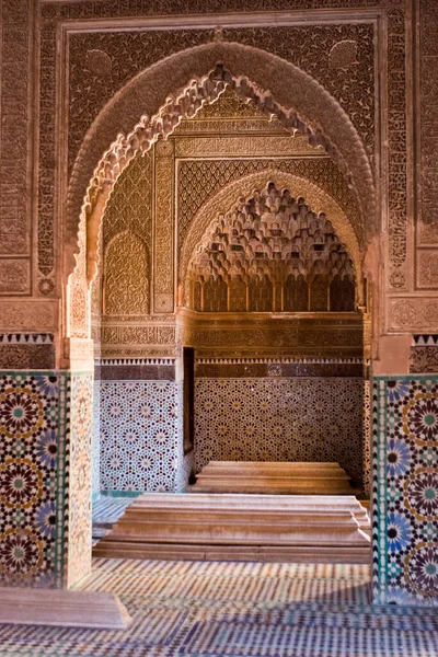 Prachtige Blauwe Moskee Marokko — Stockfoto