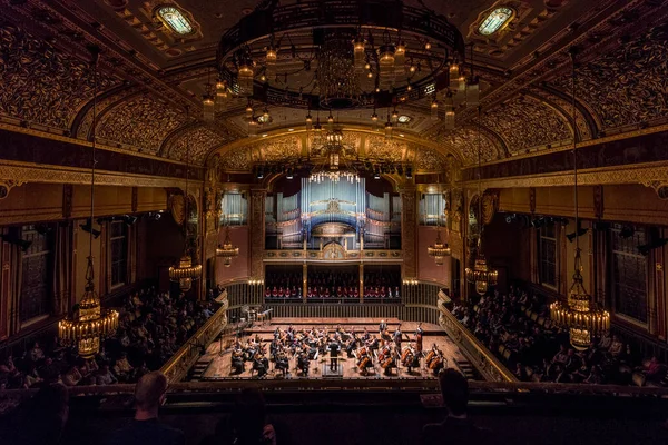 Konser salonunda müzik konseri