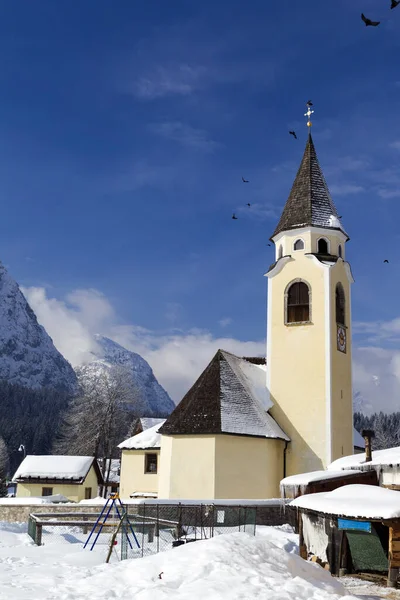 Vista Das Montanhas Nos Alpes Suíços — Fotografia de Stock