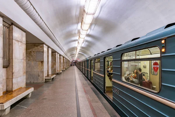 Metrostation Der Stadt Russland — Stockfoto