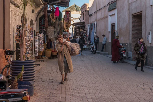 Calle Ciudad Marrakech Marruecos — Foto de Stock