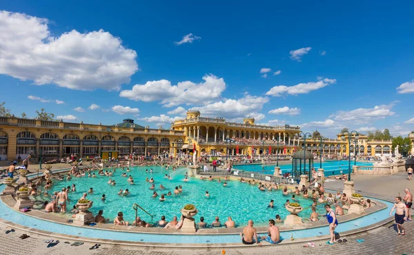 Beautiful Swimming Pool Budapest Hungary — Stock Photo, Image