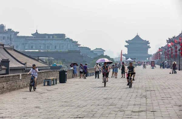 Città Vecchia Xian Popolare Punto Riferimento Turistico Nel Nord Della — Foto Stock