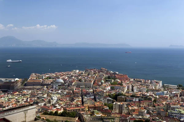 Över Staden Naplar Italy — Stockfoto