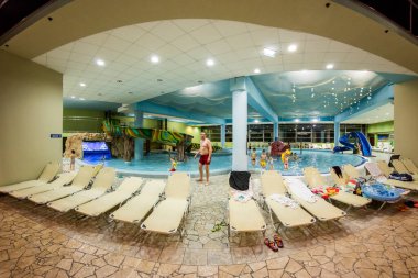 Bir otel tesisinin içi