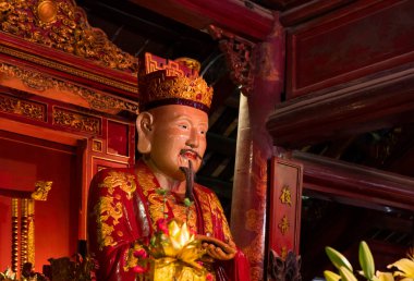 Geleneksel Budist tapınağının ayrıntıları