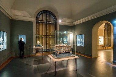 Tarihi bina müzesinin içi