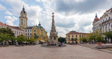 Prag 'daki eski belediye binasının manzarası