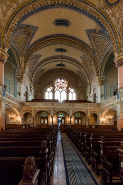 Eski Yahudi sinagogunun içi