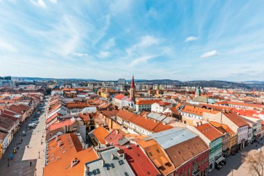 Czech Cumhuriyeti, Cletky Krumlov şehrinin manzarası