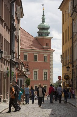 Prag 'daki eski belediye binasının manzarası