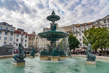 İtalya 'nın merkezindeki çeşme.