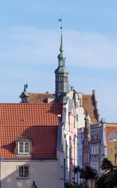 Prag 'daki eski belediye binasının manzarası