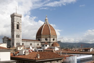 Floransa, İtalya 'daki Santa Maria del Fiore Katedrali manzarası