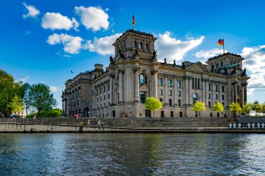 Berlin, Almanya 'daki kraliyet sarayının manzarası