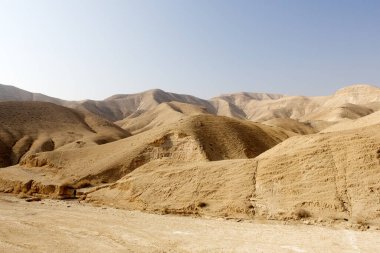 İsrail 'deki Negev-naukluft Ulusal Parkı' nın çölü.