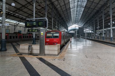 Şehirdeki tren istasyonu.