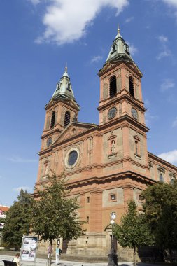 Vilnius şehrindeki Aziz George Katedrali manzarası.