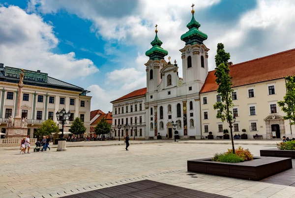 Vista Del Centro Storico Nella Città Vilnius Capitale Della Lituania — Foto Stock