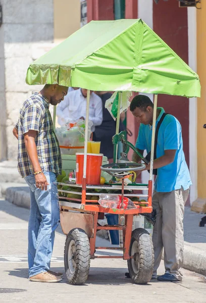 2015 Cartagena Colombia October 2015 Unidentified People Cartagena 콜롬비아에서 번째로 — 스톡 사진