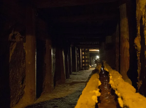 Unterirdischer Gang Der Höhle — Stockfoto