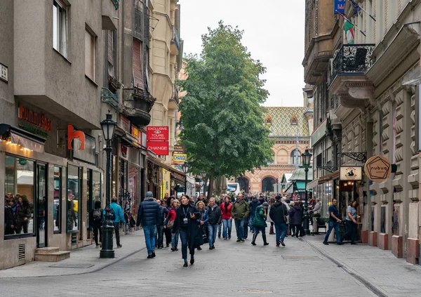 Vista Calle Ciudad Stockholm Suecia — Foto de Stock