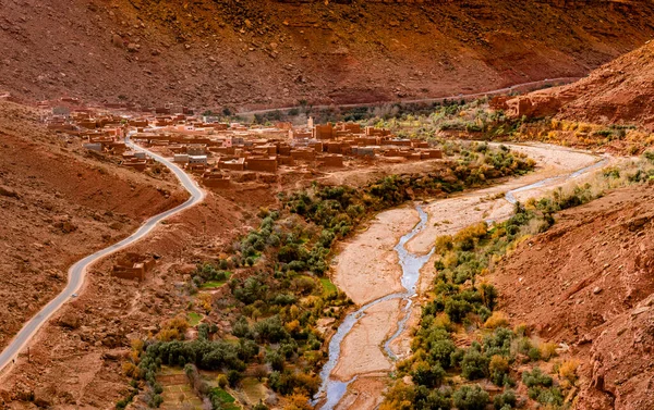 Casco Antiguo Tradicional Desierto Marocco —  Fotos de Stock