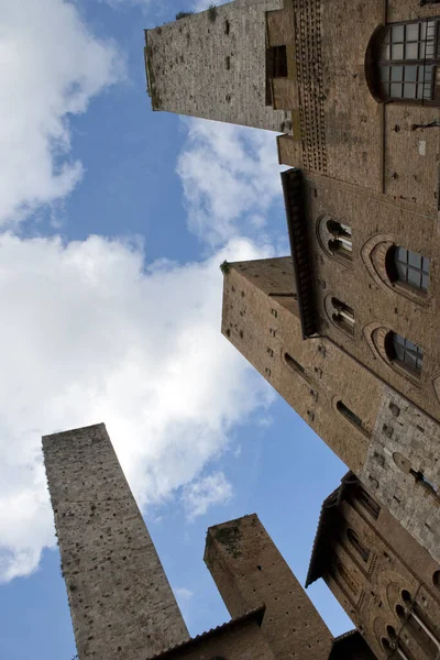 Vista Cidade Siena Itália — Fotografia de Stock