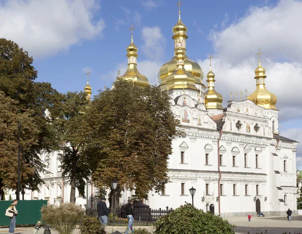 Άποψη Των Χρυσών Θόλων Της Ρωσικής Ορθόδοξης Εκκλησίας — Φωτογραφία Αρχείου