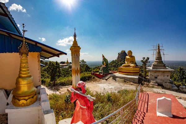 Hagyományos Buddhista Templom Ázsiában — Stock Fotó