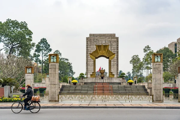 Hanoi Vietnam Ιανουαρίου 2019 Chi Minh Μαυσωλείο Στο Ανόι Βιετνάμ — Φωτογραφία Αρχείου