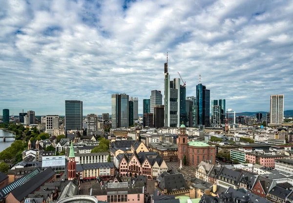 Vista Aérea Frankfurt Main Alemania —  Fotos de Stock