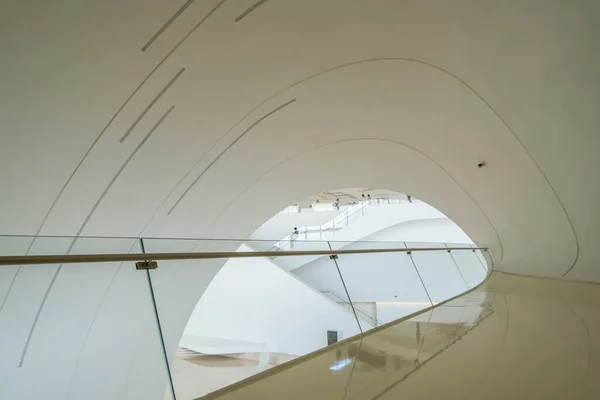 Baku Azerbaijão Maio 2019 Detalhes Interiores Centro Cultural Heydar Aliyev — Fotografia de Stock