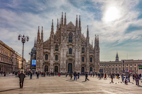 Duomo Milano Siena Itália — Fotografia de Stock