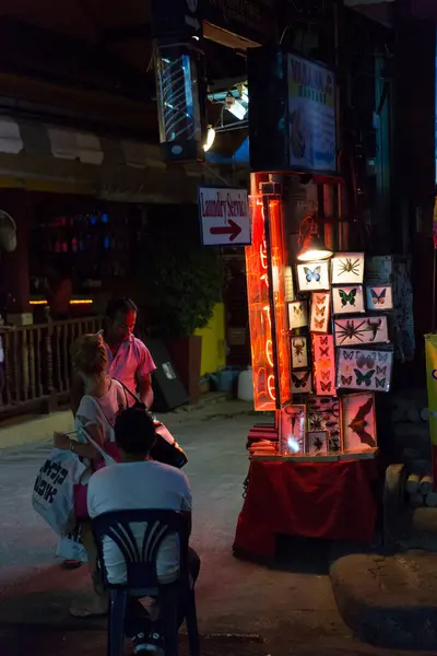 ベトナムの街の夜景 — ストック写真