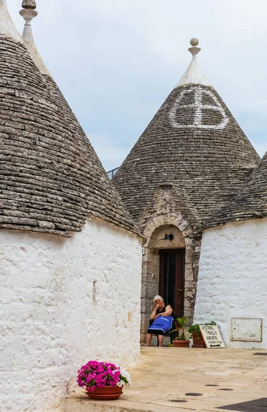 Trulli Domy Alberobello Włochy — Zdjęcie stockowe