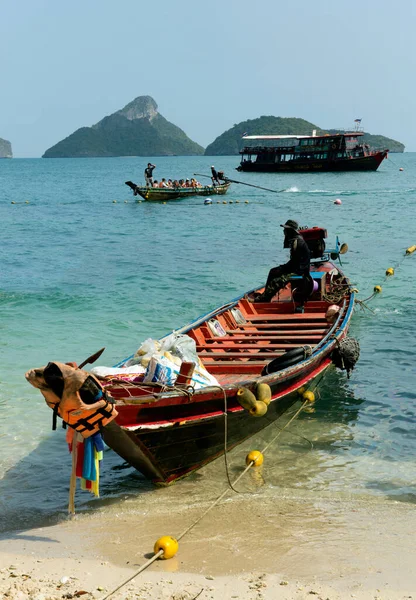 Boot Strand Thailand — Stockfoto