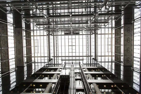 Intérieur Industriel Une Usine — Photo