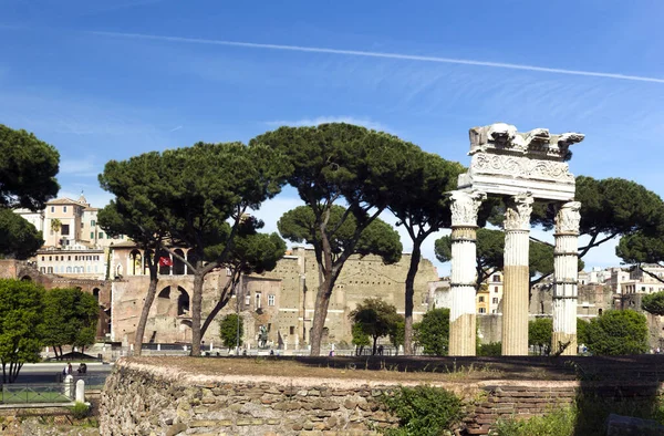 Roma Itália Ruínas Romanas Cidade — Fotografia de Stock