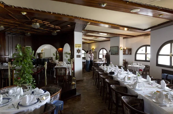 Interno Ristorante Centro — Foto Stock