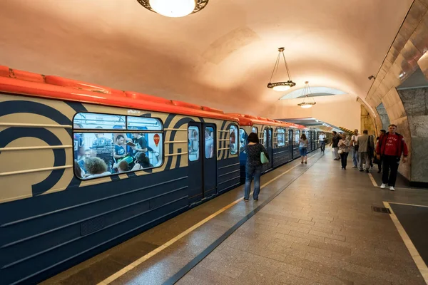 Metrostation Moskau Russland — Stockfoto